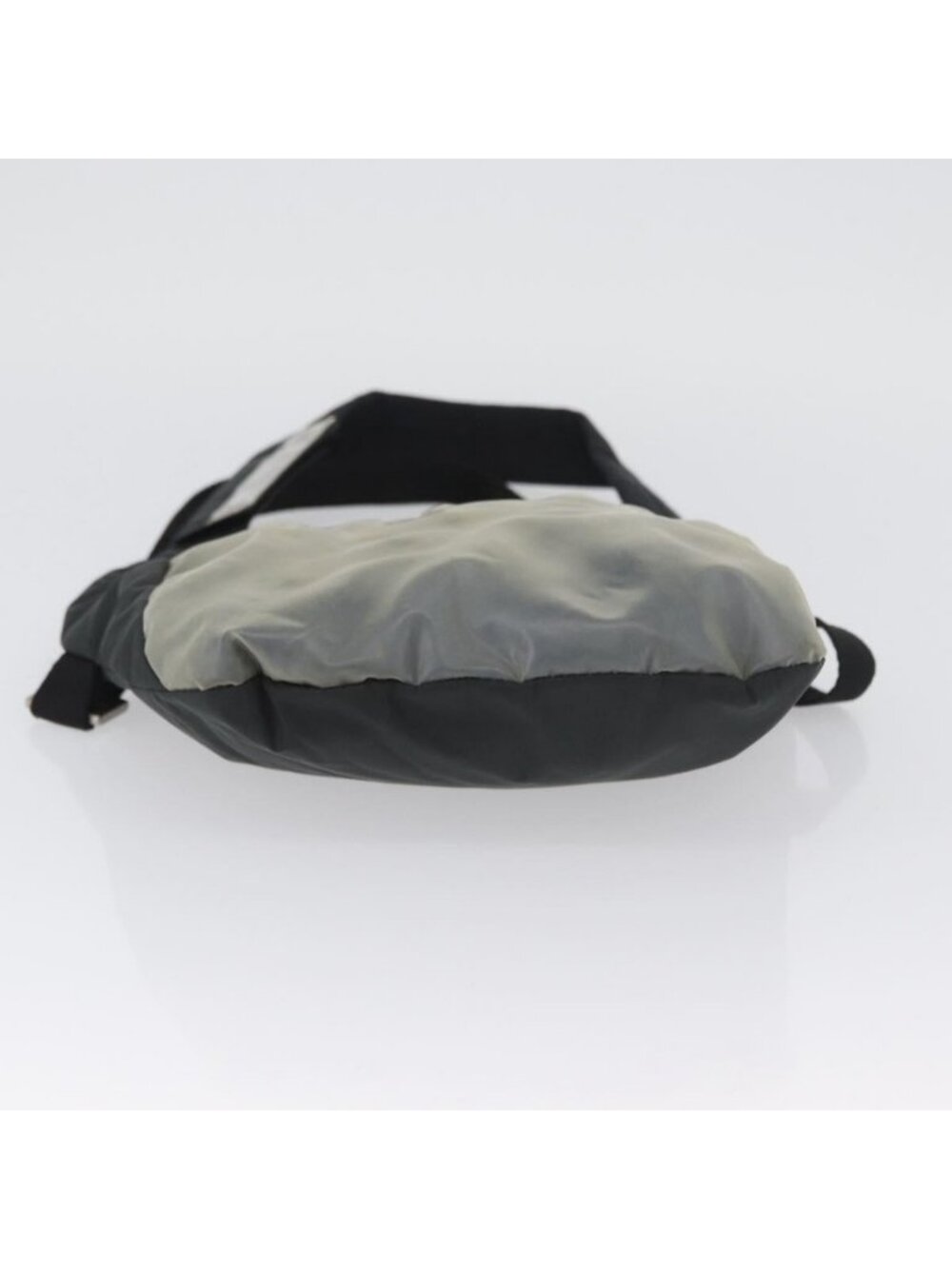 Authentic PRADA Sports Shoulder Bag Nylon Black Silver - Picture 12 of 16